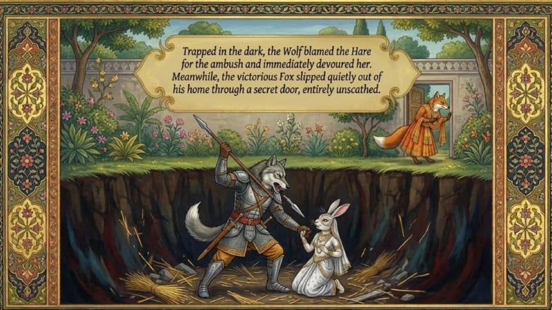 11-The-Hare-the-Fox-and-the-Wolf-11
