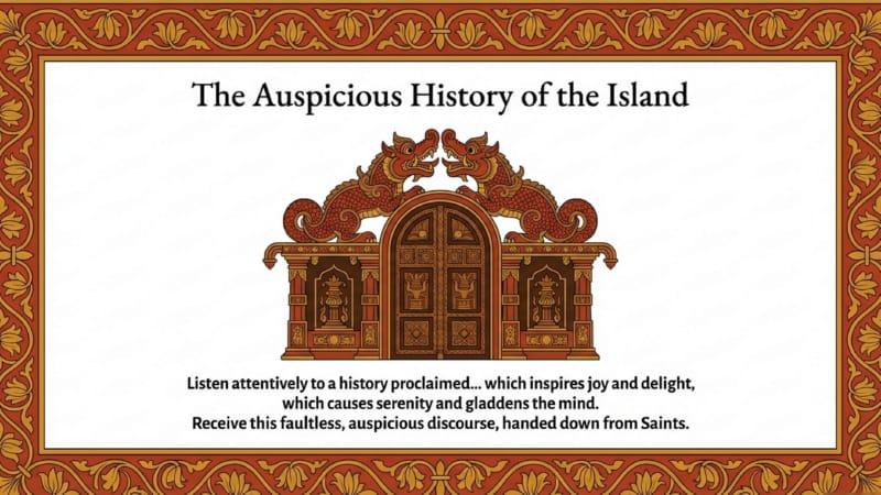 Dīpavaṁsa, The Chronicle of the Island